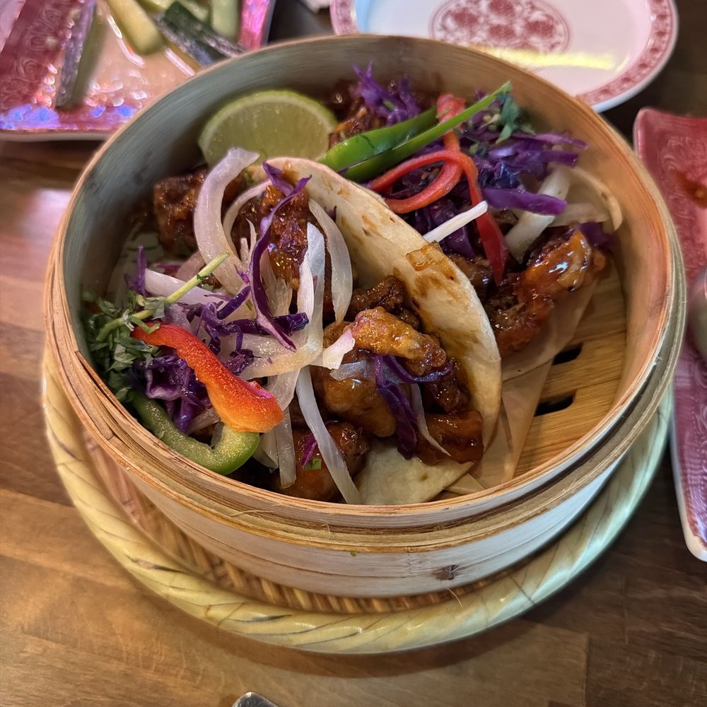 Dragon Casa - Orange Chicken Tacos - Asian Fusion Near Me - Dallas, Texas