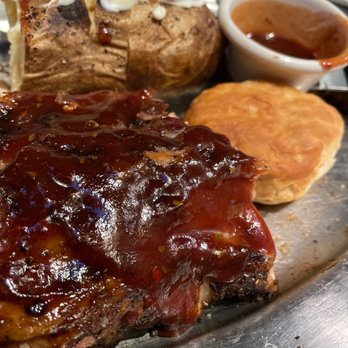 Saddle Ranch - Full rack of ribs is big enough for two people to share. - Steakhouses Near Me - Orange, California Saddle Ranch - Full rack of ribs is big enough for two people to share. - Steakhouses Near Me - Orange, California