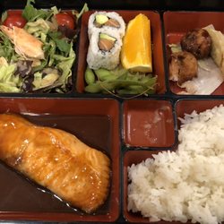 Misato - Salmon/sake bento