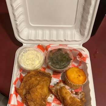 Chick N' Friends - Classic Pressure Fried Chicken Dinner - 3pc, with Collard Greens and Potato Salad - Soul Food Near Me - Columbia, Maryland Chick N' Friends - Classic Pressure Fried Chicken Dinner - 3pc, with Collard Greens and Potato Salad - Soul Food Near Me - Columbia, Maryland