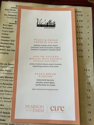 Menu photo 8 Vic's On the River Savannah, GA