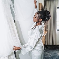 American Braids and Beauty - Wedding day in braids