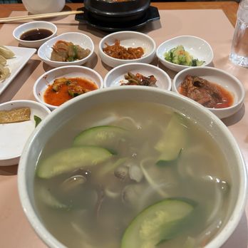 Babo Jumak - Clam and anchovy noodle soup - Korean Near Me - Mesa, Arizona