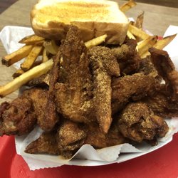 Art Song's Wings - Pile o' wings.  Tasty, old school goodness.