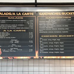 Basil's Flame Broiled Chicken - Menu