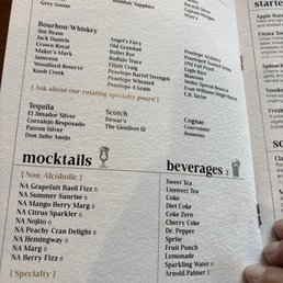 Menu Menu