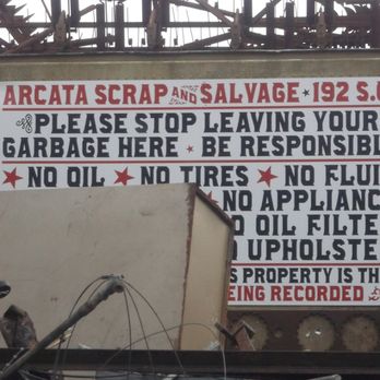 Arcata Scrap & Salvage - Local Services Near Me - Arcata, California Arcata Scrap & Salvage - Local Services Near Me - Arcata, California