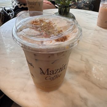 Mazúr Coffee - Banana bread latte - Coffee & Tea Near Me - Austin, Texas