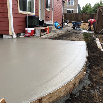 Dustin Concrete - a concrete patio being poured - Masonry/Concrete Near Me - Lacey, Washington Dustin Concrete - a concrete patio being poured - Masonry/Concrete Near Me - Lacey, Washington
