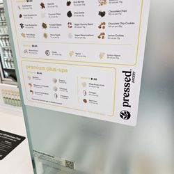 Original toppings and premium plus ups