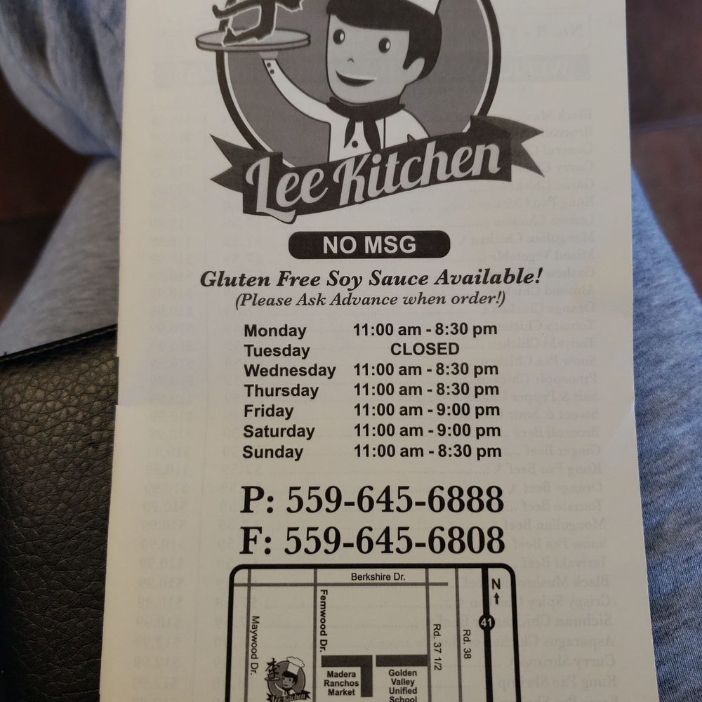 Lee Kitchen - Chinese Near Me - Madera, California
