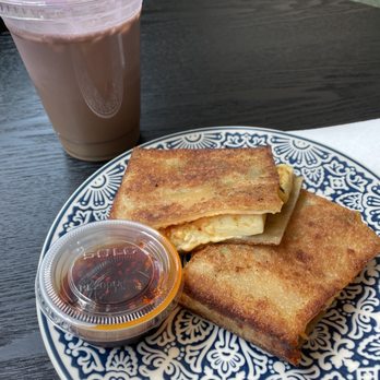 Any Day Now - Kimchi egg and cheese, Thai iced coffee with ube cold foam - Coffee & Tea Near Me - Washington, DC, District of Columbia Any Day Now - Kimchi egg and cheese, Thai iced coffee with ube cold foam - Coffee & Tea Near Me - Washington, DC, District of Columbia