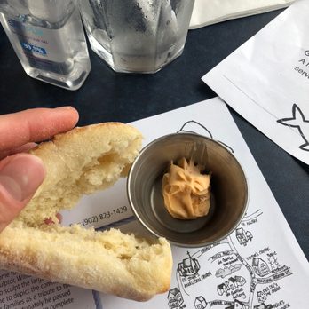 Sou'Wester Gift & Restaurant - The bread with this lobster butter is amazing!! - Arts & Crafts Near Me - Peggy's Cove, Nova Scotia