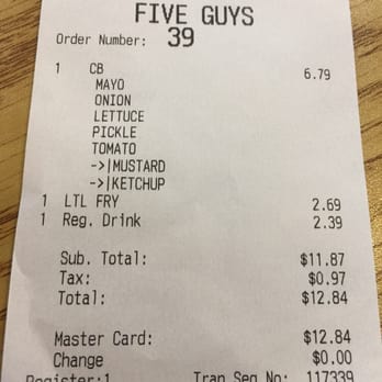 Five Guys - Burgers Near Me - Las Vegas, Nevada