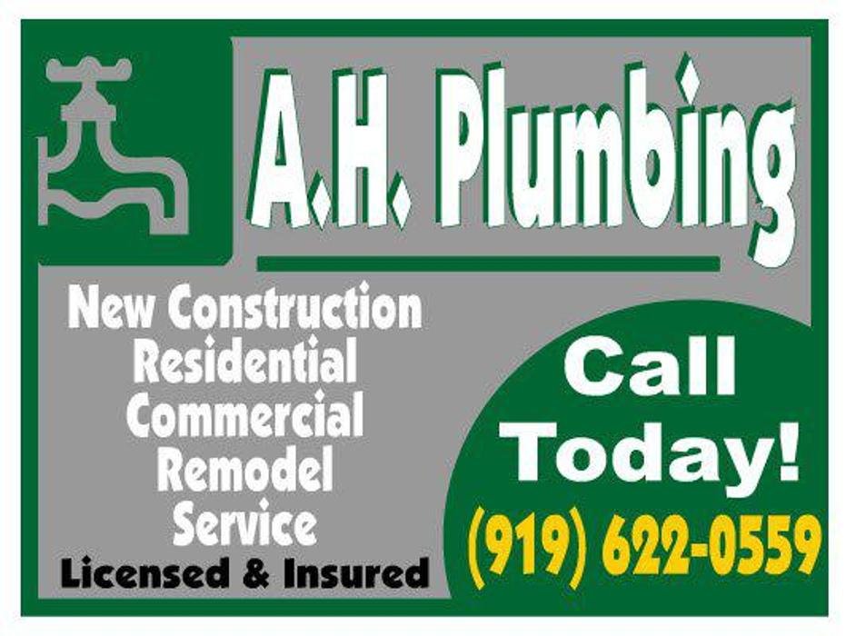 Slide of AH Plumbing