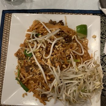 Saap Lao Thai Cuisine - 31. Saap Lao Thai Famous Pad Thai with Beef - Thai Near Me - New Castle, Delaware