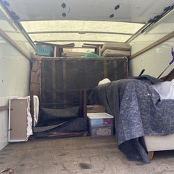 Angel Hands Moving - Tightly packed truck (definitely didn't fill up the truck but they packed it floor to ceiling, looks very secure!!)
