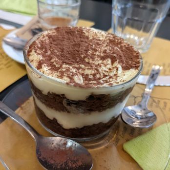 Le Striatelle di Nonna Mafalda - Tiramisù, good but not the best tiramisù around - Emilian Near Me - Milan, Michigan