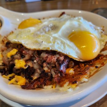 Angel’s Pancake Cafe - Lumberjack skillet (light cheese) - Cafes Near Me - Morton Grove, Illinois