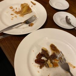 Apple and pecan pie