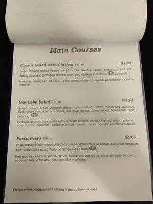 Menu photo 1 The Swedes Puerto Vallarta, JAL