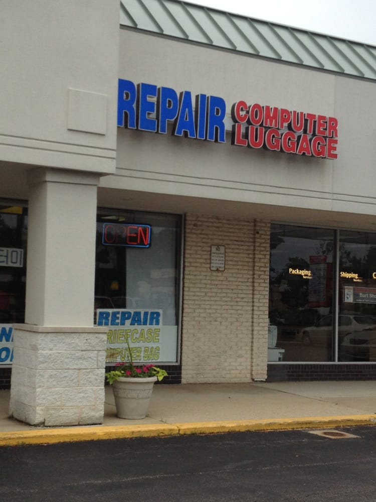 REPAIR COMPUTER & LUGGAGE Plum Grove Road & Dupont Ave, Rolling