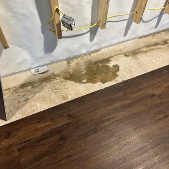 Indiana Foundation Service - Water leaking 1 week in through uncured concrete. - Waterproofing Near Me - Whiteland, Indiana