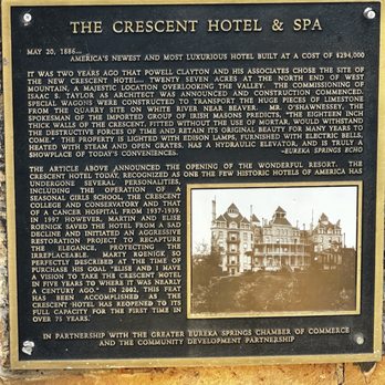 The 1886 Crescent Hotel & Spa - Out front at entrance - Hotels Near Me - Eureka Springs, Arkansas The 1886 Crescent Hotel & Spa - Out front at entrance - Hotels Near Me - Eureka Springs, Arkansas