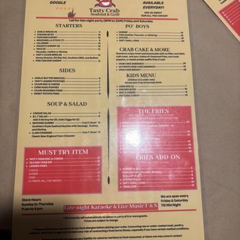Tasty Crab - Menu - Seafood Near Me - Woodbridge, Virginia Tasty Crab - Menu - Seafood Near Me - Woodbridge, Virginia