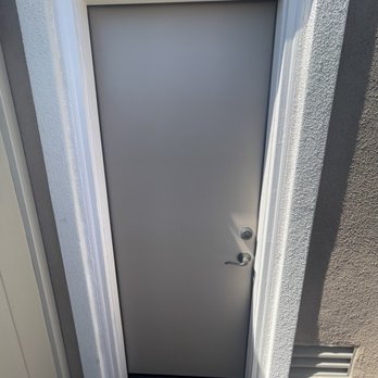 BB&D Applications - Side door trim was flaking and he stripped it and repainted. Also painted the door. - Painters Near Me BB&D Applications - Side door trim was flaking and he stripped it and repainted. Also painted the door. - Painters Near Me