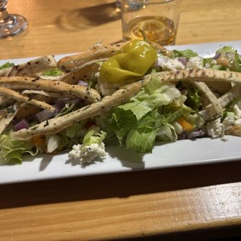 Chef Joe's Catering & Restaurant - Chopped Greek salad- strips are fried pita - Caterers Near Me - Franconia, New Hampshire