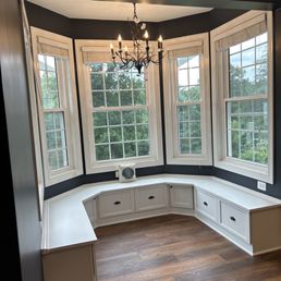 the corner of the room
