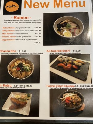 Menu photo 5 Matsu Sushi Restaurant Centreville, VA Menu photo 5 Matsu Sushi Restaurant Centreville, VA