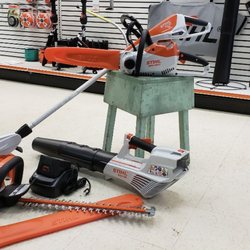 Small Engine House - We carry battery powered string trimmers, chainsaws, blowers, and hedge trimmers!