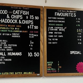 The Codfather - Menu - Fish & Chips Near Me - Henderson, Nevada