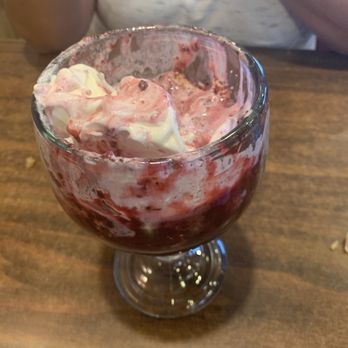 Tractor's Bbq And Grill - The Blackberry Cobbler with Soft Serve Ice Cream. It was amazing. - Barbeque Near Me - Lamar, Missouri Tractor's Bbq And Grill - The Blackberry Cobbler with Soft Serve Ice Cream. It was amazing. - Barbeque Near Me - Lamar, Missouri