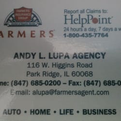 Farmers Insurance Agent - Business card
