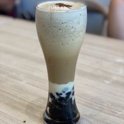 Manam Cafe - Iced Coffee + Black Sago