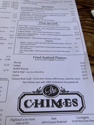 Menu photo 7 The Chimes East Baton Rouge, LA Menu photo 7 The Chimes East Baton Rouge, LA