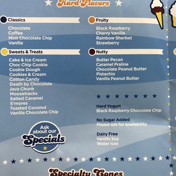 Skipper Dipper - Menu- Hard ice cream - Ice Cream & Frozen Yogurt Near Me - Long Beach Township, New Jersey
