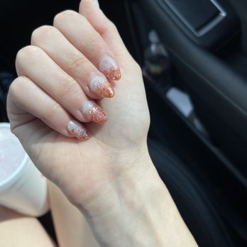 Diamond Nails - The nails I got done by 2 people. Very nice and they helped me pick out a good color to go with orange - Nail Salons Near Me - McKinney, Texas Diamond Nails - The nails I got done by 2 people. Very nice and they helped me pick out a good color to go with orange - Nail Salons Near Me - McKinney, Texas