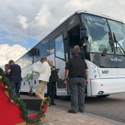 EZ Bus Tours and Travel - Senior trip to Punta Gorda for Christmas Lights Tour