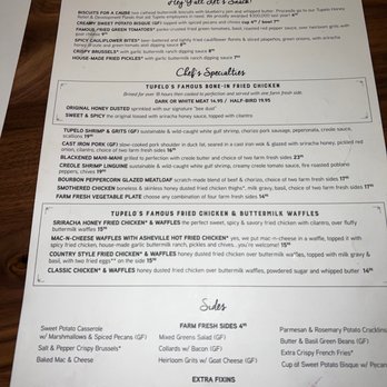 Tupelo Honey - Menu - Southern Near Me - Franklin, Tennessee Tupelo Honey - Menu - Southern Near Me - Franklin, Tennessee