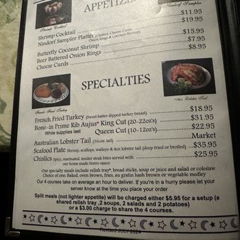 Dreamland Supper Club - Menu - Steakhouses Near Me - South Range, Wisconsin Dreamland Supper Club - Menu - Steakhouses Near Me - South Range, Wisconsin