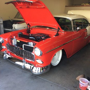 Orange County Hotrods - Full custom build. 1955 chevy, new Art Morrison chassic, LT4 w/6speed tremec trans, air bags, 20" wheels - Auto Customization Near Me - Corona, California
