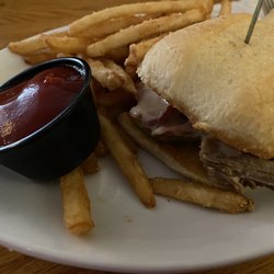 Beastro And Barley - The Cuban Sandwich and fries.