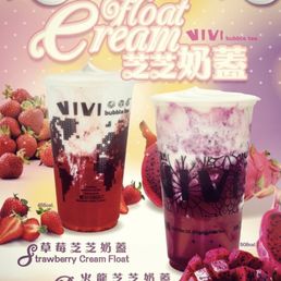Advertised Dragon Fruit Cream Float