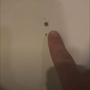 Frigidaire - The wall behind the refrigerator that's damaged. The floors were damaged too. - Appliances Near Me - Charlotte, North Carolina Frigidaire - The wall behind the refrigerator that's damaged. The floors were damaged too. - Appliances Near Me - Charlotte, North Carolina