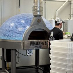 Whalehead Brewery - Brick oven
