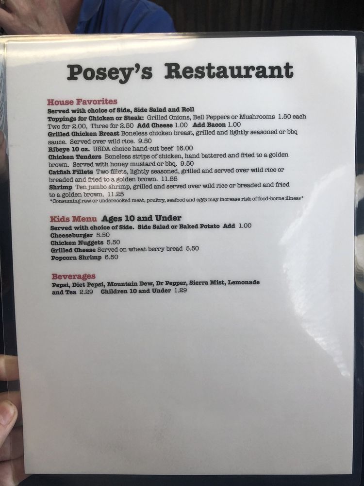 POSEY’S RESTAURANT 38 Reviews American (Traditional) 12909